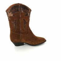 Booties, Cognac