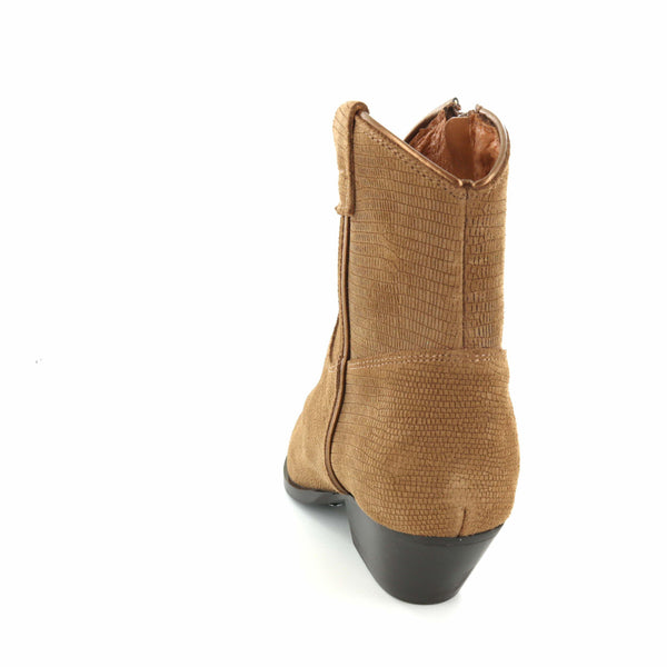 Booties, Cognac