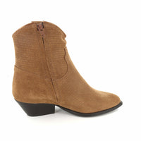 Booties, Cognac