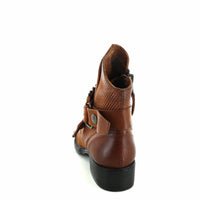 Booties, Cognac