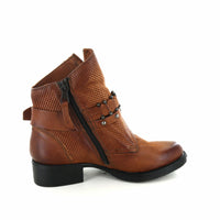 Booties, Cognac