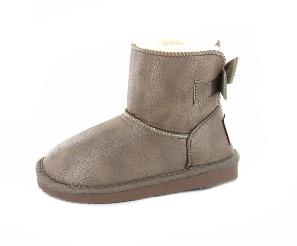 Bottes doublées, taupe