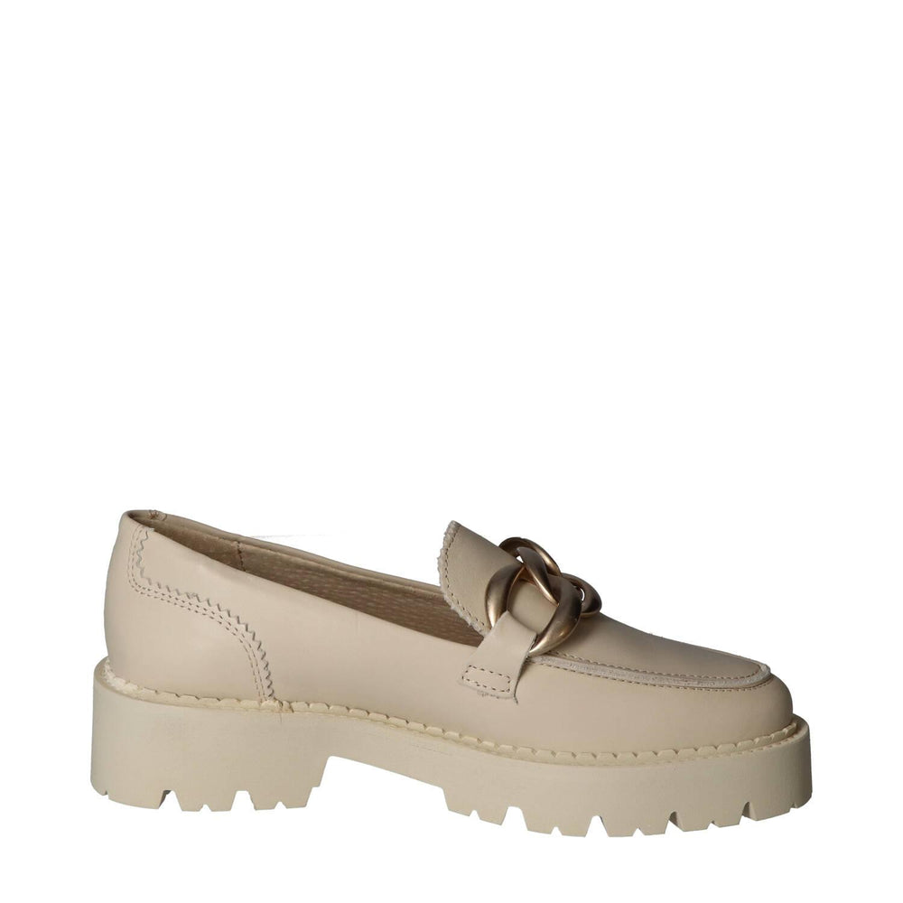 Mocassins, beige clair