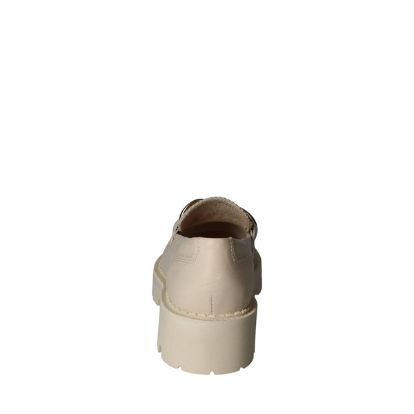 Mocassins, beige clair