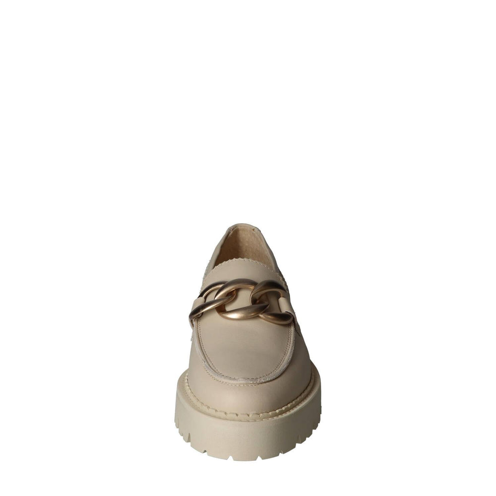 Mocassins, beige clair