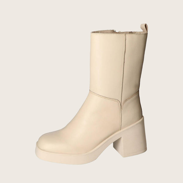 Bottines, Beige Clair