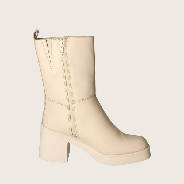 Bottines, Beige Clair