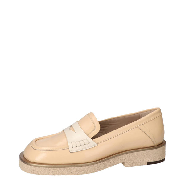 Chaussures à enfiler, Beige clair