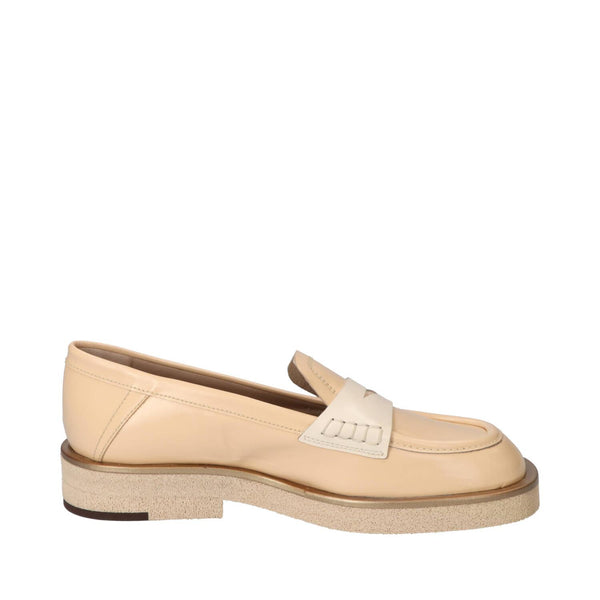 Chaussures à enfiler, Beige clair