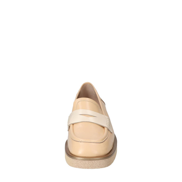 Chaussures à enfiler, Beige clair