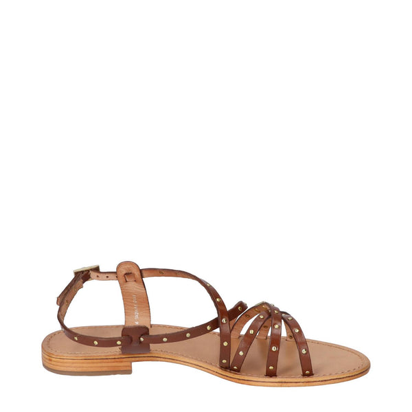 Sandalen, Cognac