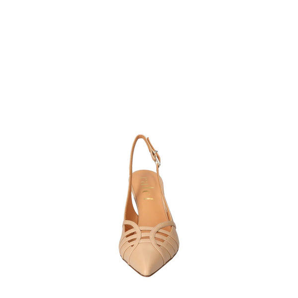 Slingback, Lichtbeige