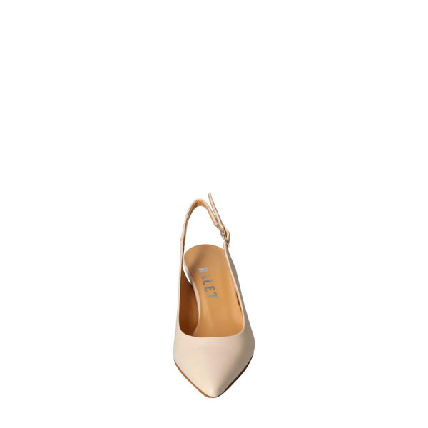 Slingback, beige clair