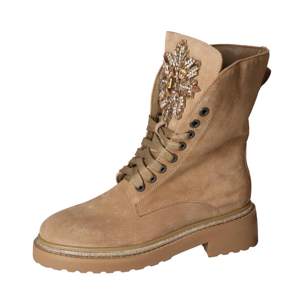 Bottines, Beige Clair