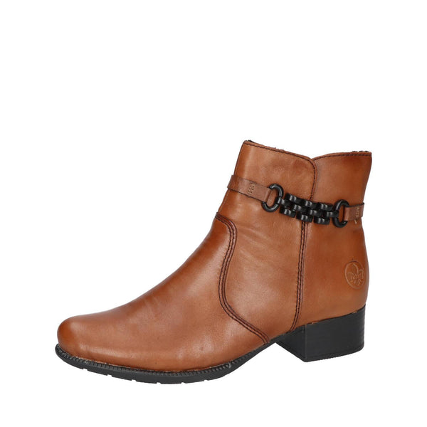 Booties, Cognac