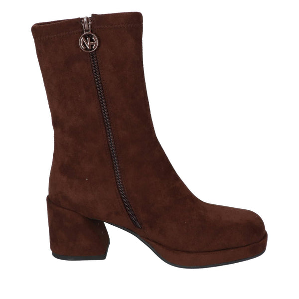 Bottines, marron foncé