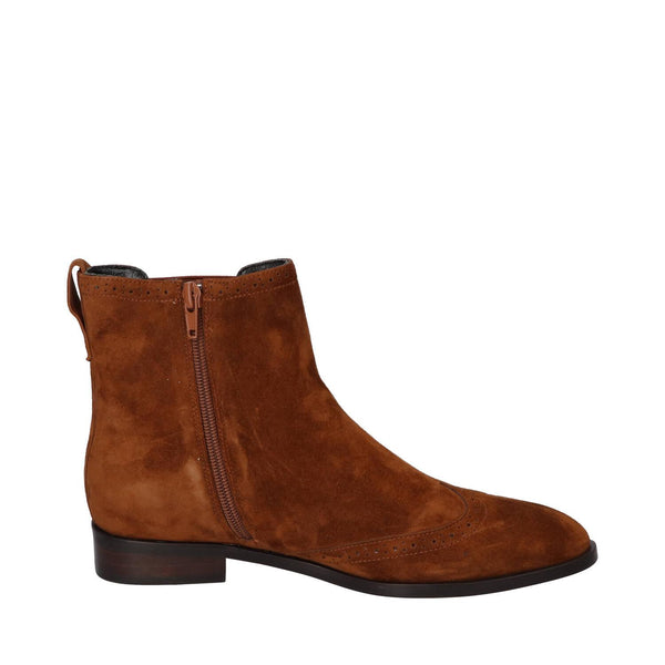 Booties, Cognac