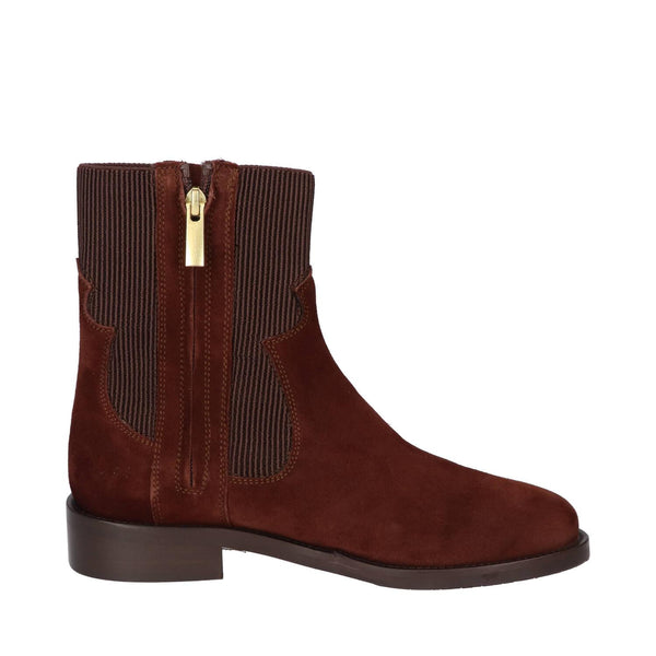 Bottines, marron foncé