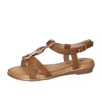 Sandalen, Cognac