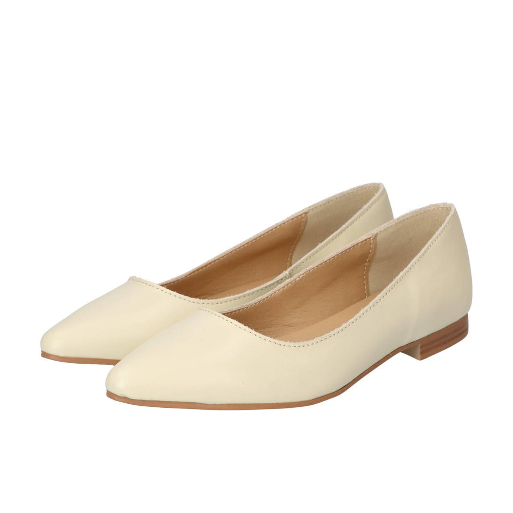 Chaussures à enfiler, Beige clair