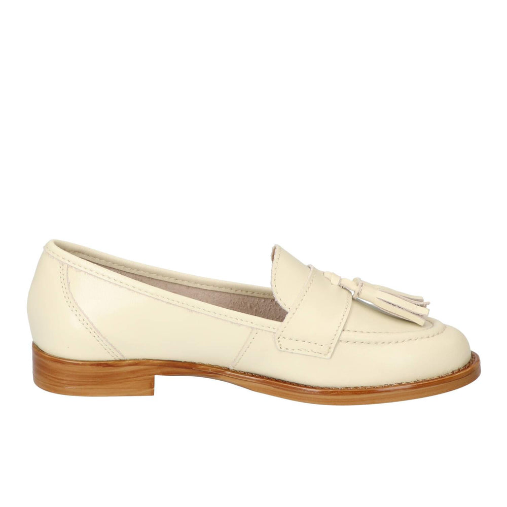 Chaussures à enfiler, Beige clair