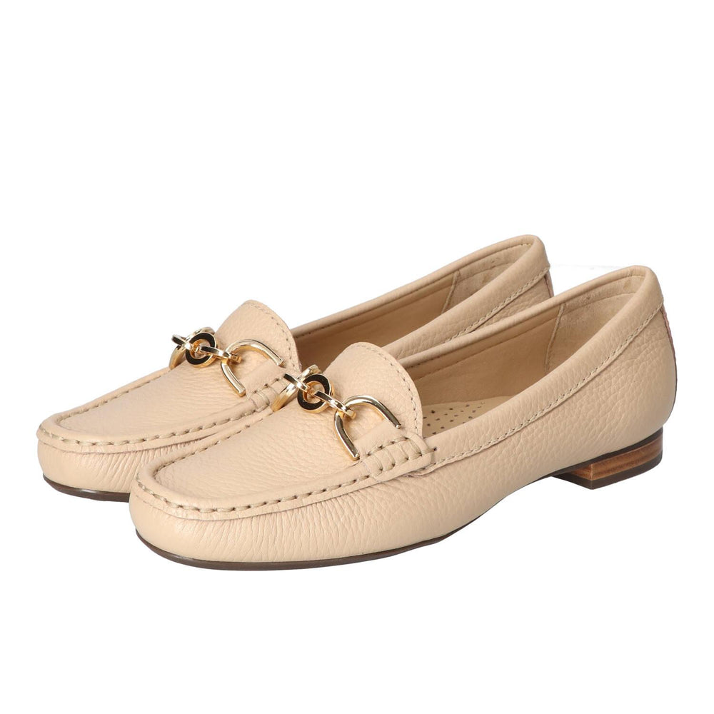 Chaussures à enfiler, Beige clair