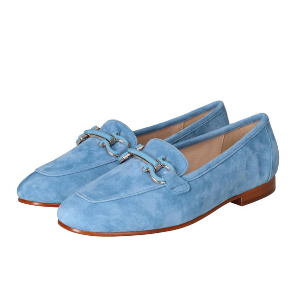 Chaussures à enfiler, bleu clair