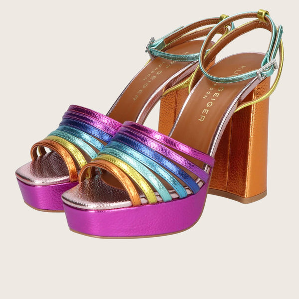 Sandales, multicolore