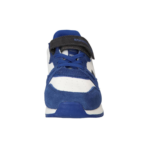 Baskets Velcro, bleu clair