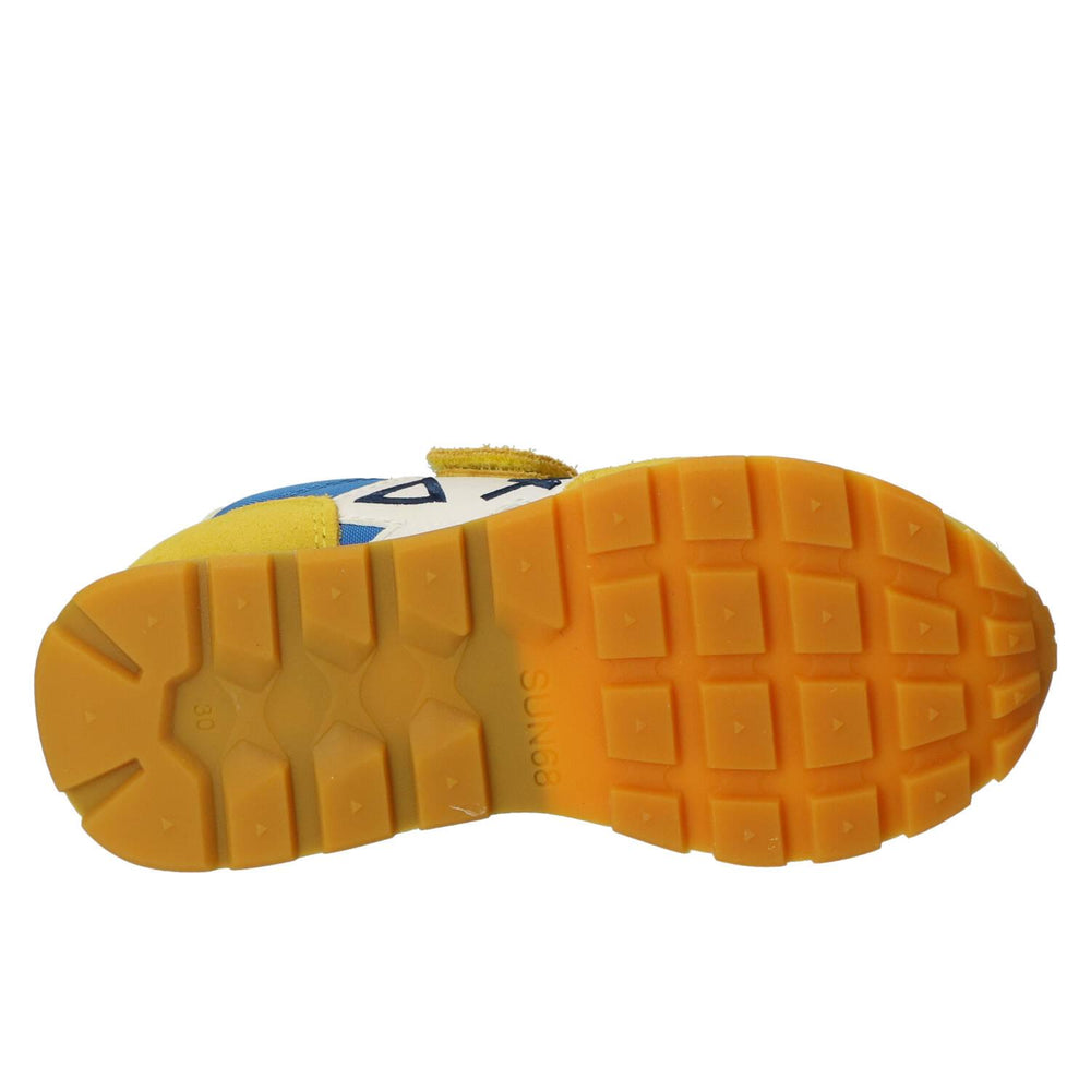 Baskets Velcro, jaune