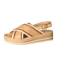 Sandales, beige clair