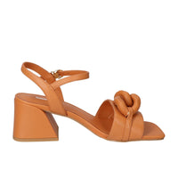 Sandalen, Cognac