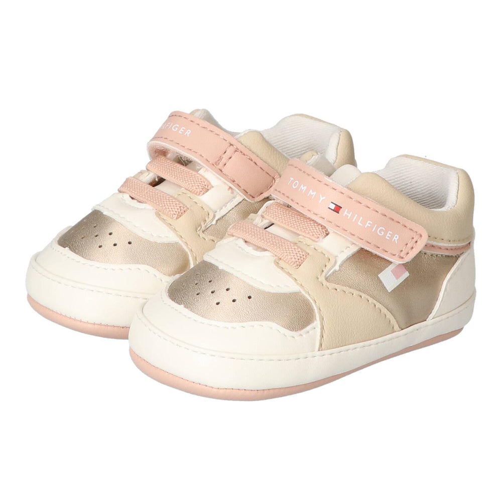 Sneakers Velcro, Goud