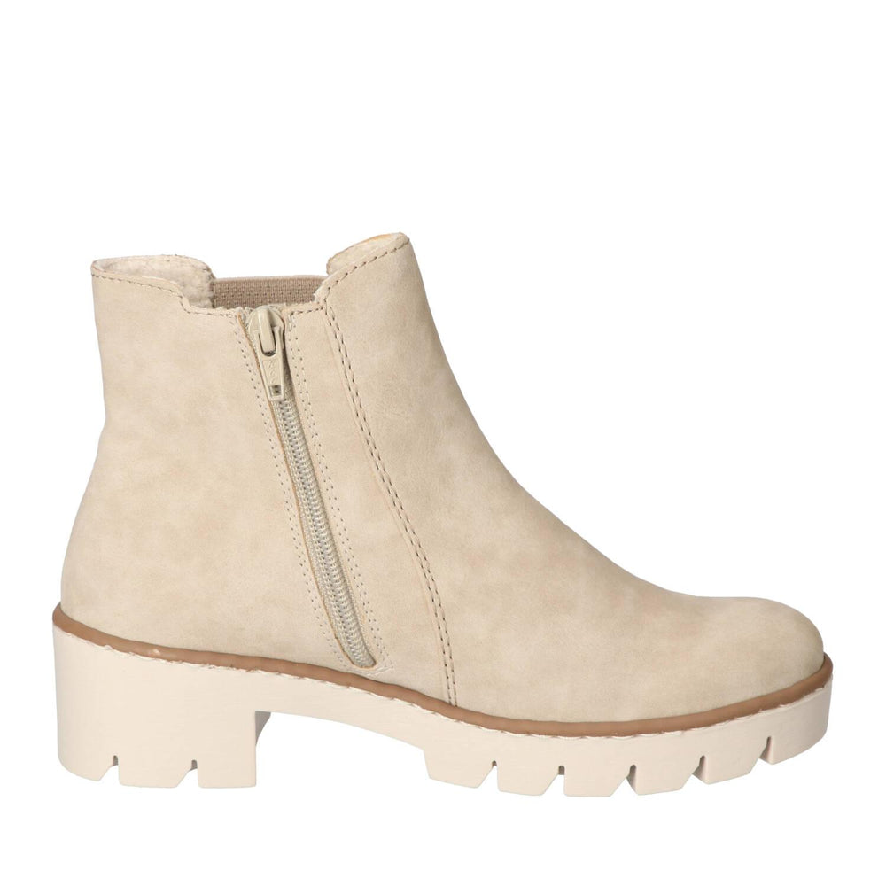 Bottines, Beige Clair