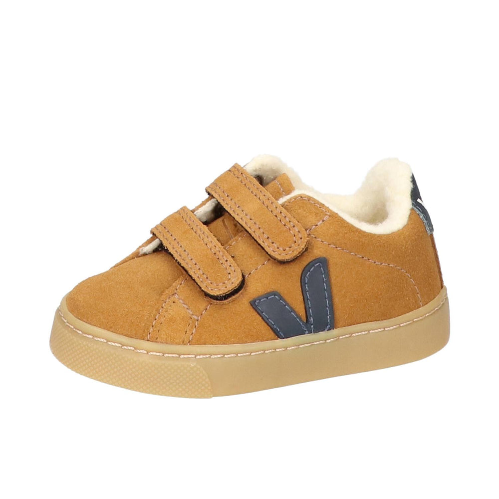 Sneakers Velcro, Cognac