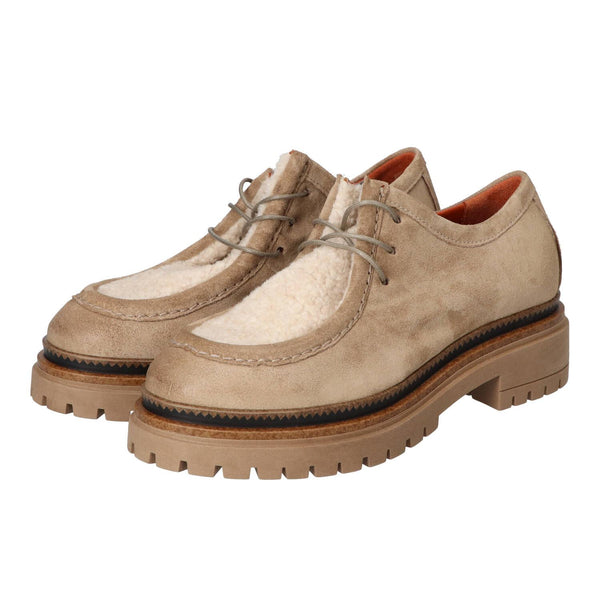 Veterschoenen, Taupe