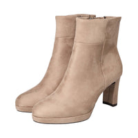 Booties, Taupe