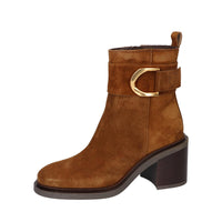 Booties, Cognac