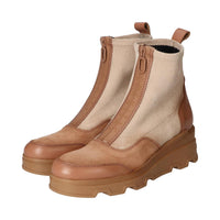 Bottines, Beige Clair