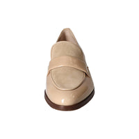 Chaussures à enfiler, Beige clair