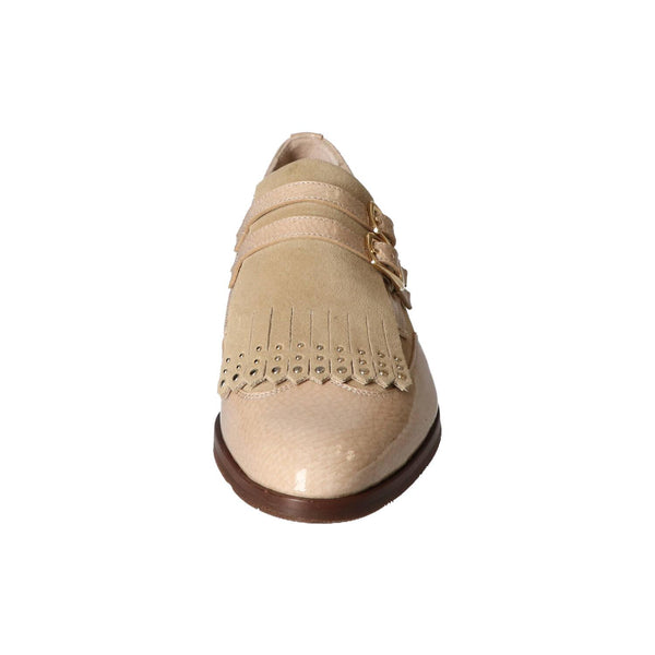 Chaussures à enfiler, Beige clair