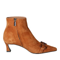 Booties, Cognac