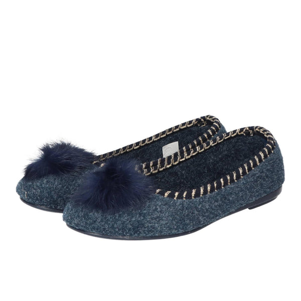 Pantoffels, Blauw