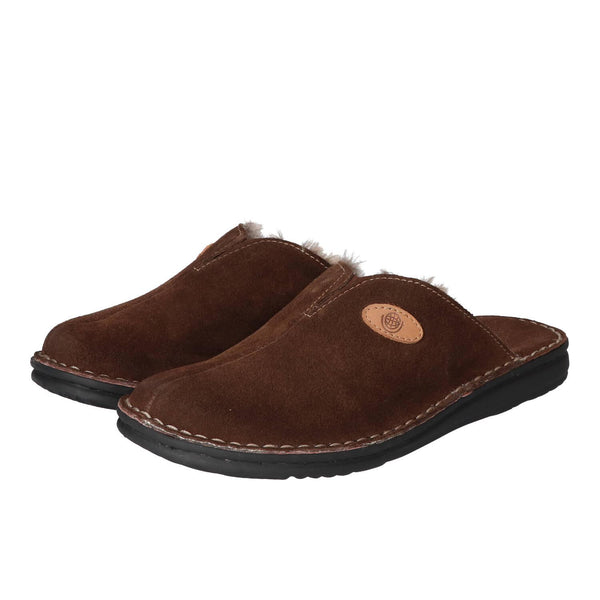 Chaussons, marron foncé