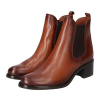 Booties, Cognac