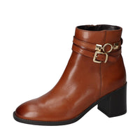 Booties, Cognac