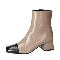 Booties, Taupe