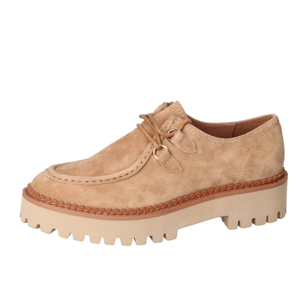 Chaussures à lacets, Beige clair