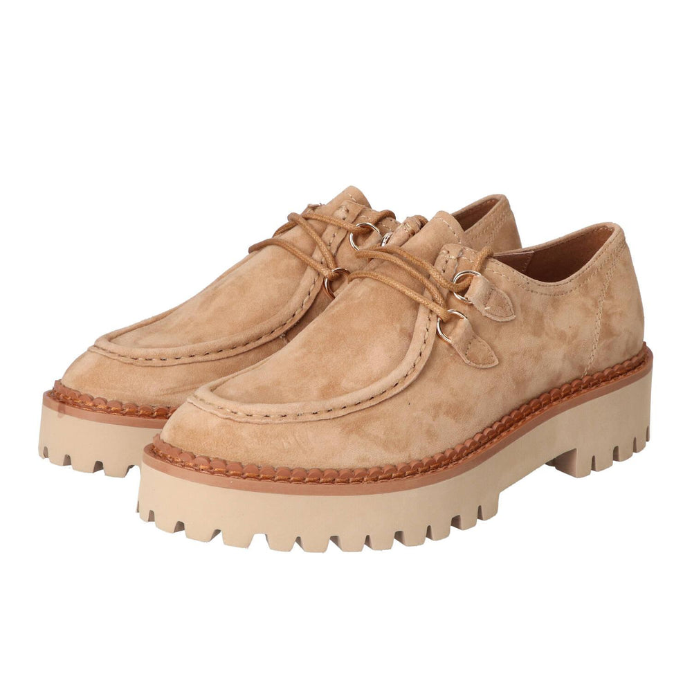 Chaussures à lacets, Beige clair