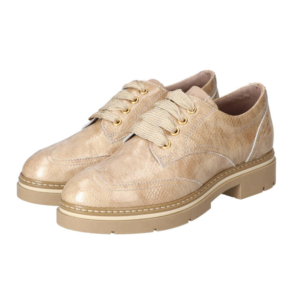 Chaussures à lacets, Beige clair